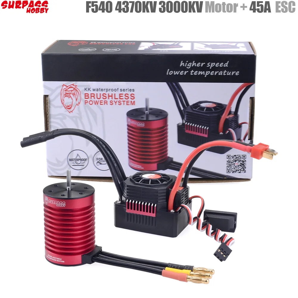 Rc Hobby Motors - SURPASS HOBBY KK Waterproof Combo F540