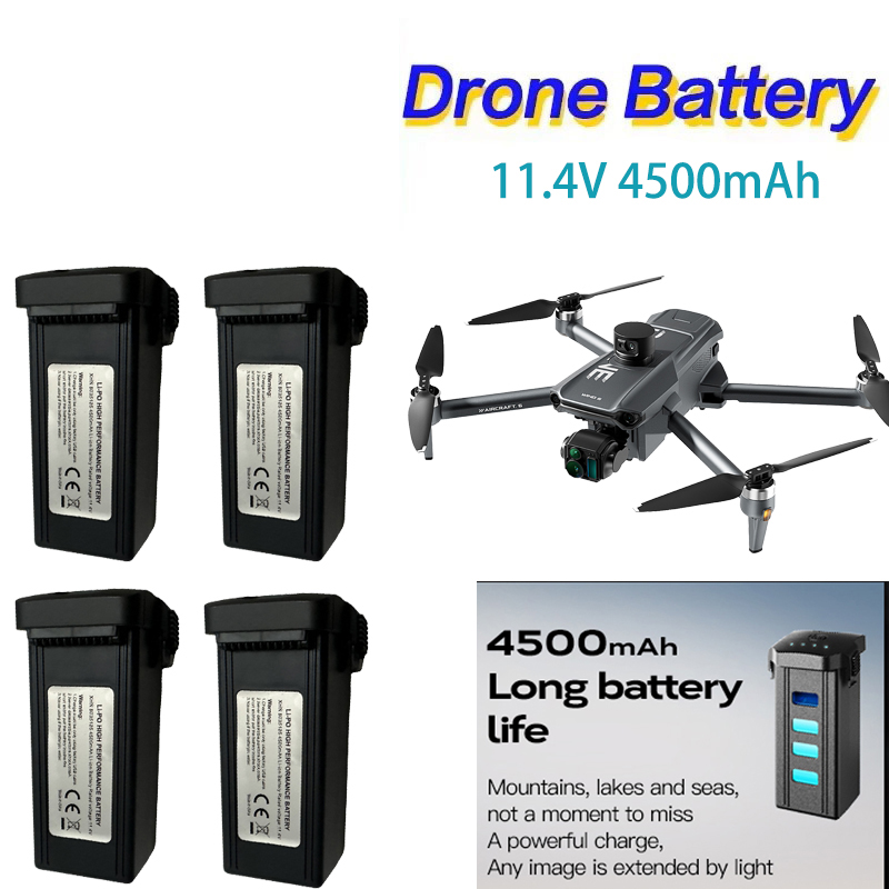 Hobby Rc Quadcopters - 11.4V 4500mAh Intelligent Lipo Battery For