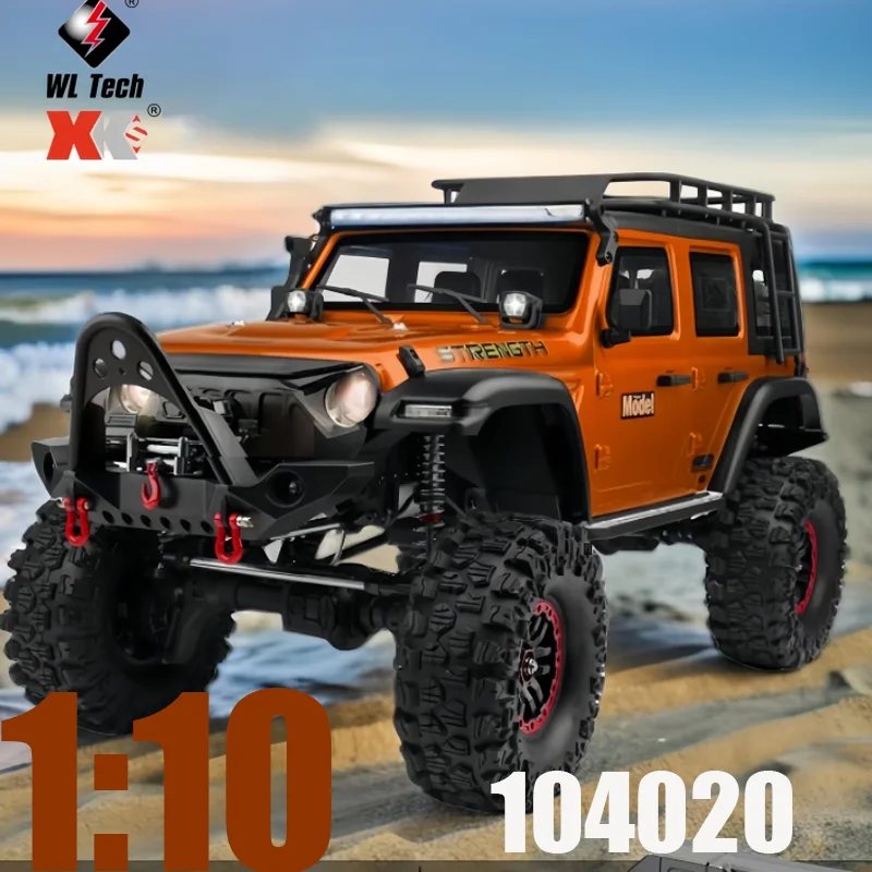 Rc Hobby Grade Car - WLtoys 104010 New 1:10 Wrangler 4x4