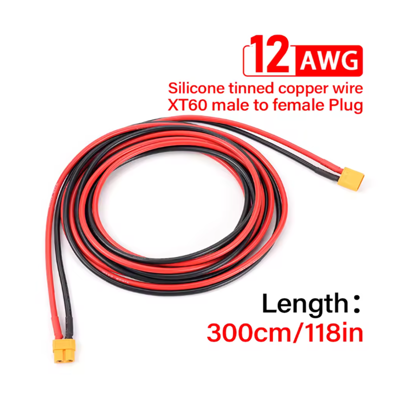 Rc Hobby Wire - 12AWG XT60 Male Female Conversion Plug