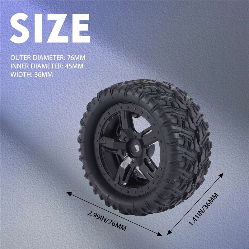 A63T-4Pcs Rubber Tires Tyre Wh - đánh giá và giá Rc Remo Hobby