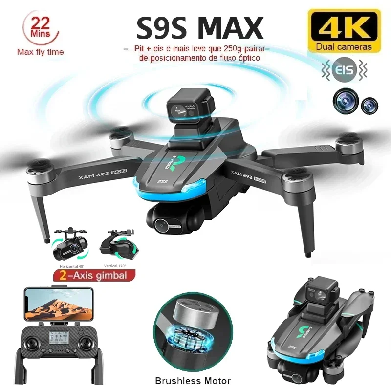 NEW S9S MAX MINI Drone 4K 2-Ax - đánh giá và giá Rc Hobby Wire