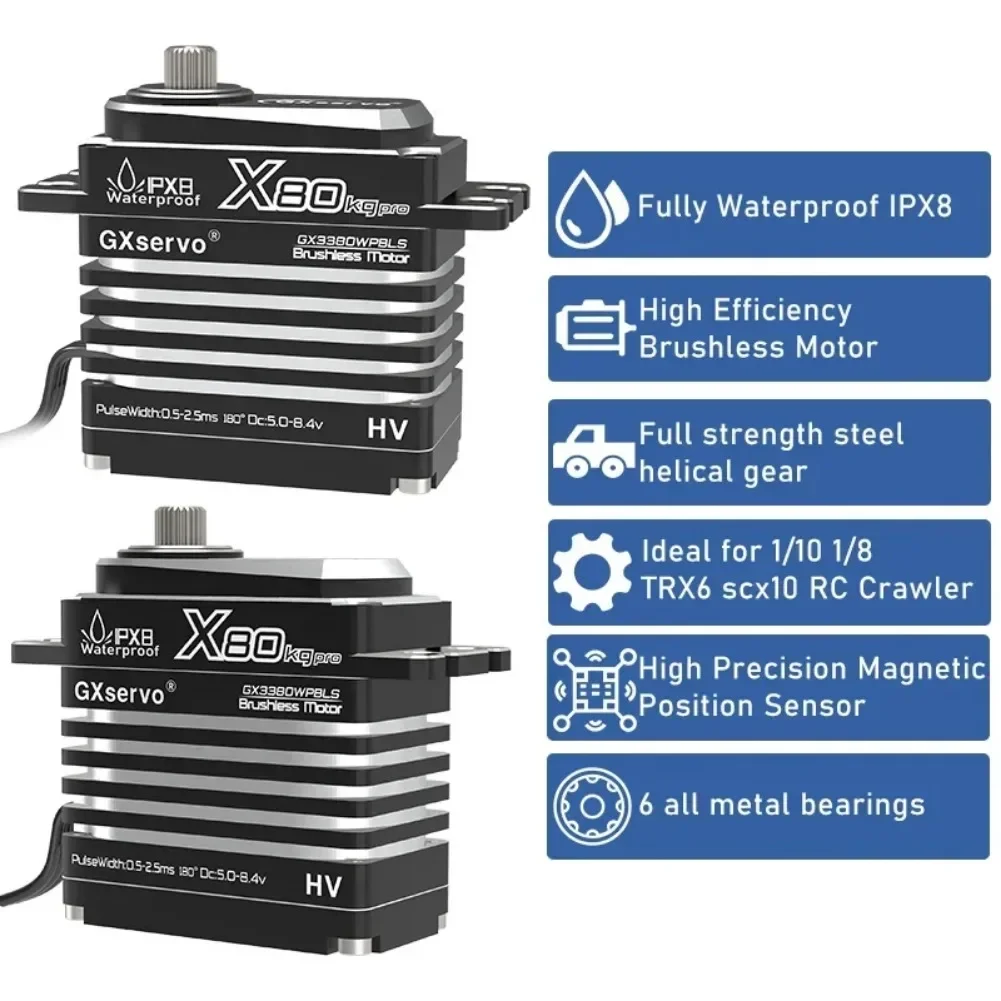 80KG Digital Servo Motor All M - đánh giá và giá Rc Hobby Motors