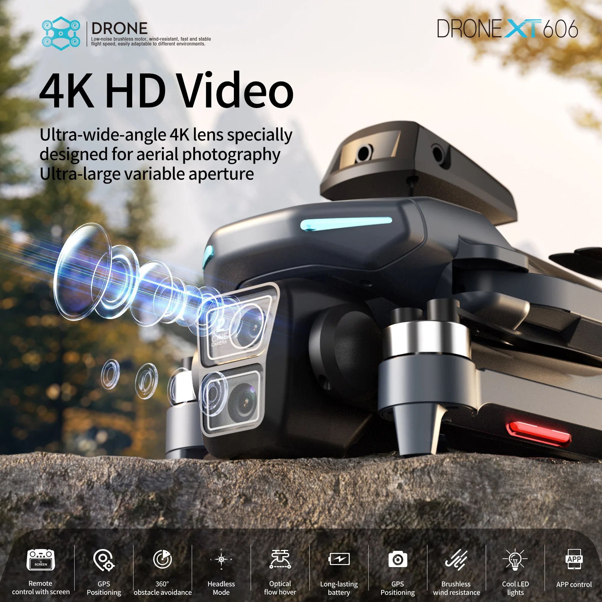 Lenovo XT606 MAX GPS Drone 4k  - đánh giá và giá Rc Hobby China
