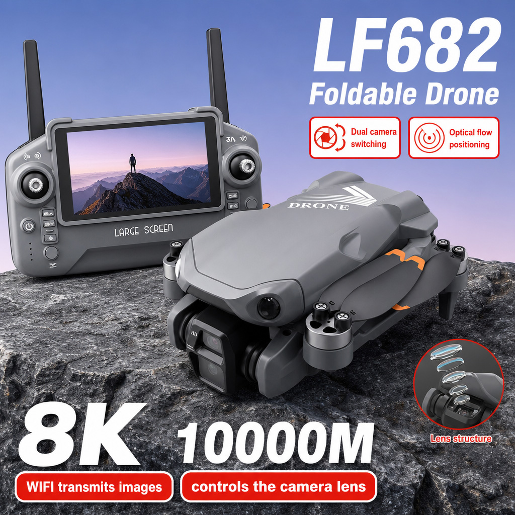 Aerial Photo LF682 Drone 8K HD - đánh giá và giá Rc Hobby Wire