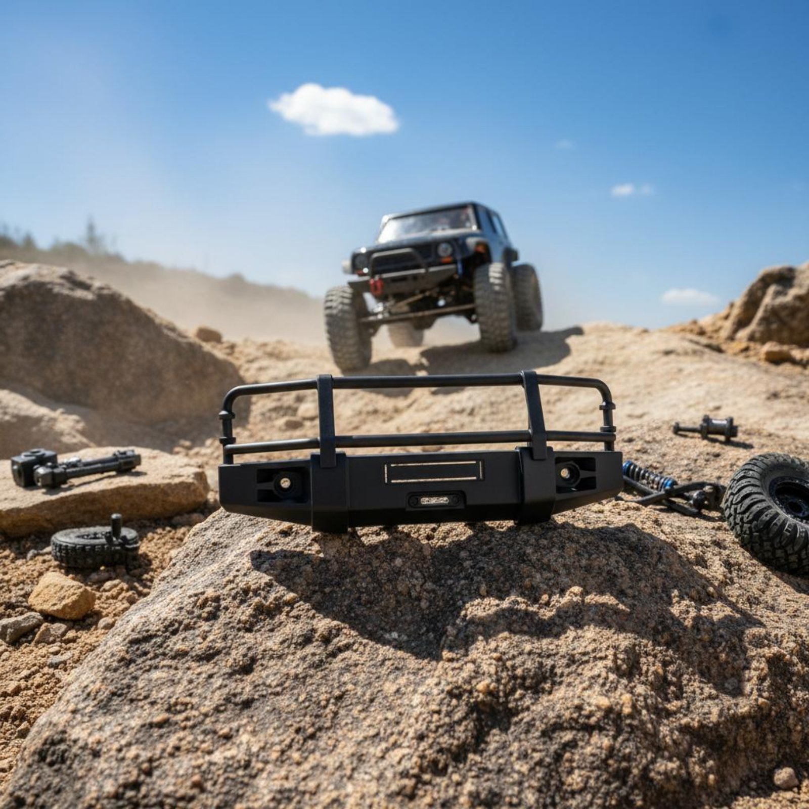 RC Crawler Front Bumper Shock  - đánh giá và giá Rc Hobby Motors
