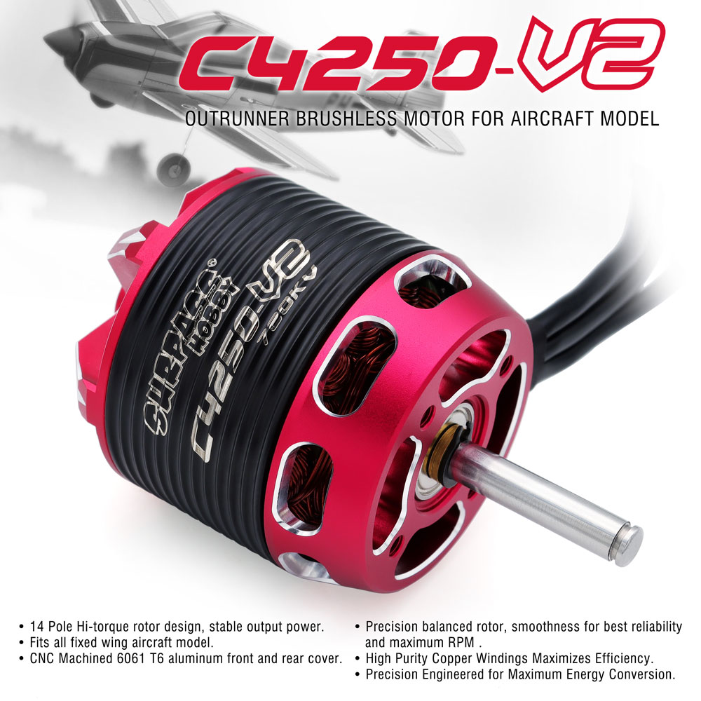 SURPASS HOBBY C4240 750KV/850K - đánh giá và giá Rc Hobby Motors